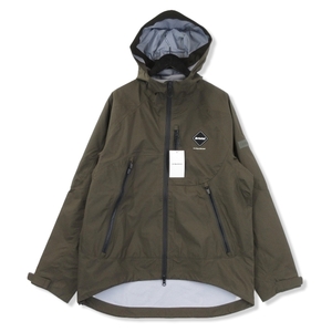 未使用 F.C.Real Bristol エフシーレアルブリストル 3レイヤー ナイロンジャケット FCRB-240000 UTILITY TEAM JACKET カーキ L 71008872