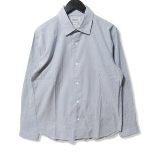 YAECA ヤエカ コンフォートシャツ 19144 COMFORT SHIRT RELAX 日本製 ブルー M 27105354