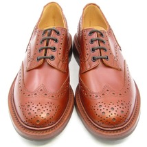 未使用 Tricker's トリッカーズ UK8 カントリーシューズ 5633/39 BOURTON ウィングチップ 外羽根 マロンアンティーク 35003036_画像2