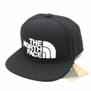 未使用 THE NORTH FACE ノースフェイス TNFトラッカーキャップ NN42232 TNF Trucker Cap ロゴ 刺繍 K ブラック 28007287