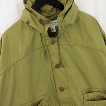 SASSAFRAS ササフラス ジャケット Overgrown Hiker Jacket オーバーグローン ハイカー フード カーキ XL 20018432_画像3