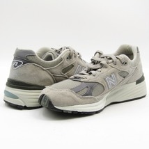 美品 New Balance ニューバランス UK8 U991GL2 UK製 英国製 ランニングシューズ スエード GRAY 22000393_画像2