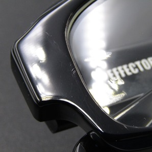 未使用 EFFECTOR エフェクター サングラス octaver オクターバー スクエア 8mm生地 日本製 ブラック 黒 65005692の画像5