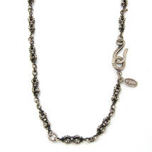 JUSTIN DAVIS ジャスティンデイビス ネックレス SNJ106 DOUBLE CROWN CHAIN NECKLACE ダブルクラウン チェーン SV925 28007309_画像1