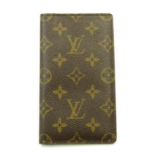 美品 Louis Vuitton ルイヴィトン 手帳カバー モノグラム アジェンダ ポッシュ R20503 スペイン製 03年 ブラウン 24002766