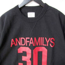 未使用 ANDFAMILYS アンドファミリー 半袖Tシャツ XX-23071P BIG BUD CN TEE No.30 プリント 11oz ブラック 黒 M タグ付き 27105456_画像3