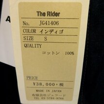 未使用 JOHN GLUCKOW ジョングラッコー ザ ライダー シングルライダース JG41406 The Rider インディゴ S タグ付き 20018124_画像5