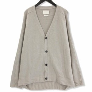 YOKE ヨーク カーディガン YK21AW0301S-AC OVERSIZED CASHMERE CARDIGAN 日本製 グレー 4 71008264