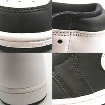 未使用 NIKE ナイキ 28cm AIR JORDAN 1 RETRO HIGH OG DZ5485-010 エアジョーダン1 レトロ BLACK/WHITE-WHITE 22000423_画像8