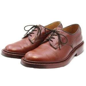 Tricker's トリッカーズ UK6.5 プレーントゥ 5636 ウッドストック WOODSTOCK レザーソール 外羽根 マロンアンティーク 35003074