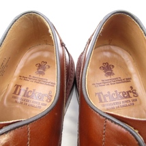 Tricker's トリッカーズ UK6.5 プレーントゥ 5636 ウッドストック WOODSTOCK レザーソール 外羽根 マロンアンティーク 35003074_画像5