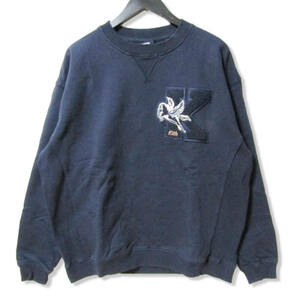 KITH キス ヴィンテージ クルーネック KHM030311 22SS Vintage Crewneck スウェット ネイビー L 27105544