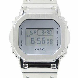 CASIO G-SHOCK Gショック DW-5600BBMA カスタム品 ミラー デジタル スクエア 本体のみ シルバー 30012733