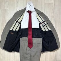 【お洒落な逸品】ポールスミス コレクション 【Paul Smith】 英国製生地 Lサイズ スーツ メンズ ビジネス 総裏 セットアップ グレー 2B_画像2