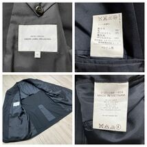 ユナイテッドアローズ 『大人の雰囲気』 UNITED ARROWS　46(M〜L程度) 黒　ブラック　セットアップ　スーツ　メンズ　2B　背抜き_画像7