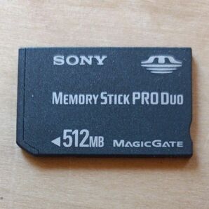 メモリースティック PRO Duo　512MB