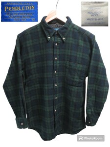 USA製★Lサイズ(リサイズ品?)【PENDLETON/ペンドルトン】ビンテージ/ウール100%/ウールシャツ/長袖シャツ/★