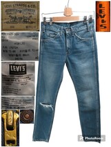 トルコ製★W28(約73cm)【LEVIS/リーバイス】ビンテージ/1960年代/606/30605-0054/スリム/TALON42/テーパード/復刻/オレンジタブ/BIG-E★_画像1