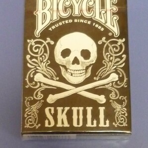 ★BICYCLE製 SKULL PLAYING CARDS 2014:未開封品１個：マジック、ゲーム等がご趣味の方、ご理解のある方向き。※以下ご参照願います。