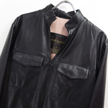 2003 LOUIS VUITTON BABY BUFFALO LEATHER ANORAK JACKET MEN'S 50 ルイヴィトン ベビーバッファロー レザー アノラック ジャケット メンズ_画像3