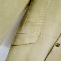 Paul Smith LONDON SUEDE LEAHER BLAZER JACKET CAMEL ポールスミス ロンドン スウェード レザー テーラード ジャケット スエード_画像5