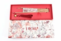 Christian Dior クリスチャンディオール 2022年度 ノベルティ 扇子 小物 箱付き 1190-TE_画像1