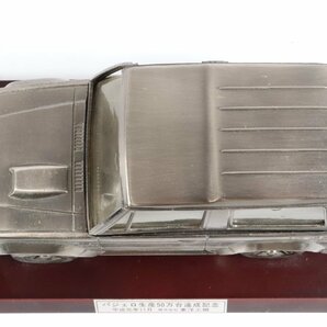 東洋工業 パジェロ生産50万台達成記念 平成元年11月 V6 WAGON 金属製 置物 ミニカー グッズ 1320-RMの画像7