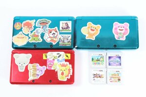 【7点】 Nintendo 任天堂 3DS どうぶつの森 ポケットモンスター等 ゲーム機 本体 ソフト ゲーム まとめセット 1391-RM