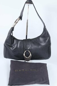 BVLGARI ブルガリ レザー ブラック ワンショルダー ハンドバッグ レディース バッグ 保存袋付き 1381-TE