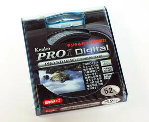 ★Kenko Pro 1 Digital PRO ND 16(W) 52mm■中古品・美品★クリップポスト限定送料無料★　