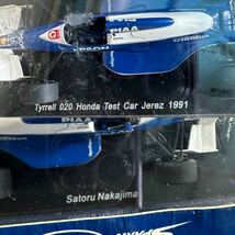 【A0295-9】未開封・中古品『1/43 Spark MMS001 ティレル 020 ホンダ Test Car Jerez 1991 中嶋悟』ミニカー レーシングカー_画像6