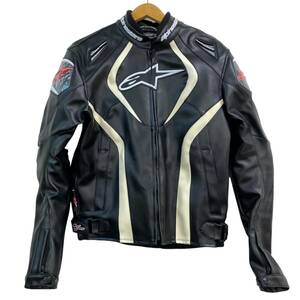 【即決】 alpinestars アルパインスターズ　レザージャケット 黒系 ブラック系 Lサイズ　7044-120