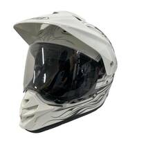 【即決】SHOEI ショウエイ HORNET DS CLUSTER フルフェイスヘルメット ※内装スポンジ劣化　ホワイト系 白系 M(57cm) 7707-120_画像1