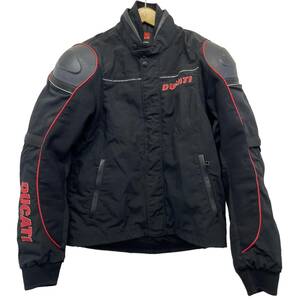 【即決】 DUCATI ドゥカティ DAINESE ダイネーゼ コットンライディングジャケット 黒系 ブラック系 サイズ52 7224-100