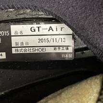 【即決】 SHOEI ショウエイ GT-Air INERTIA イネルティア フルフェイスヘルメット　※ミラーシールド付き M(57㎝)サイズ 7323-100_画像9