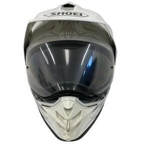 【即決】 SHOEI ショウエイ HORNET DS CLUSTER DS クラスター フルフェイスヘルメット ホワイト系 白系 S(55cm) 7864-100の画像2