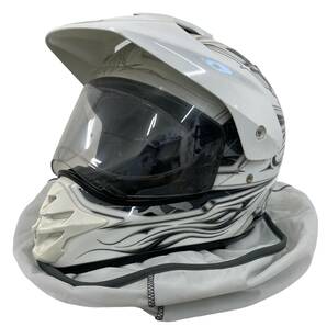 【即決】 SHOEI ショウエイ HORNET DS CLUSTER DS クラスター フルフェイスヘルメット ホワイト系 白系 S(55cm) 7864-100の画像1