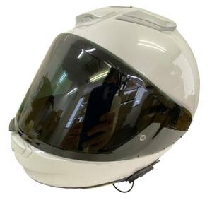 【即決】 SHOEI ショウエイ フルフェイスヘルメット Z-8 ※スモークシールド付き 白系 ホワイト系 Lサイズ　7556-100