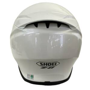 【即決】 SHOEI ショウエイ フルフェイスヘルメット Z-8 ※スモークシールド付き 白系 ホワイト系 Lサイズ 7556-100の画像6