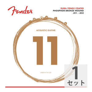 Fender Fender 860cl Dura-Tone Phosphorbor Bronze 11-52 акустическая гитарная строка