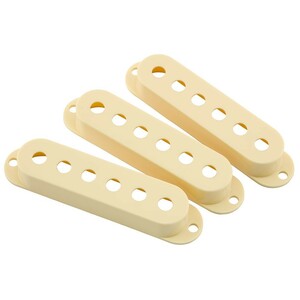 フェンダー Fender Road Worn Stratocaster Pickup Covers Aged White 3 ピックアップカバー