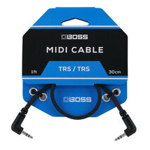 BOSS BCC-1-3535 MIDI Cable 3.5mm TRS/TRS 30cm LL MIDIケーブル_画像1