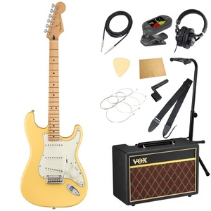  крыло Fender Player Stratocaster MN Buttercream электрогитара VOX усилитель имеется введение 11 пункт начинающий комплект 