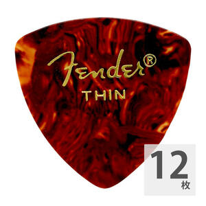フェンダー ギターピック 12枚 セット Thin 346 Shape Picks Shell Fender