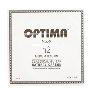 Optima Strings No6.CMT2 Natural Carbon B/H2 Medium 2 струна роза струна классическая гитара струна 