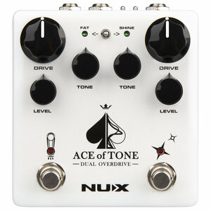 NUX ACE of TONE デュアル オーバードライブ ペダル