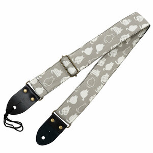 ARIA Aria SPS-2400Cn GY cat pattern guitar strap cat gray 