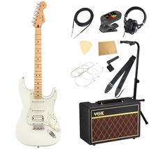 フェンダー Fender Player Stratocaster HSS MN Polar White エレキギター VOXアンプ付き 入門11点 初心者セット_画像1