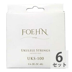 FOEHN UKS-100×6 set Ukulele Strings Soprano/Concert ukulele string soprano / concert for 