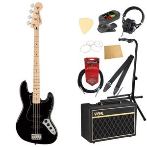 スクワイヤー/スクワイア Squier Affinity Series Jazz Bass BLK エレキベース VOXアンプ付き 入門10点 初心者セット